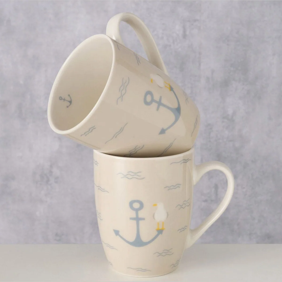 Boltze Becher Hallig, Set aus 2 maritimen Bechern, spülmaschinengeeignet 4