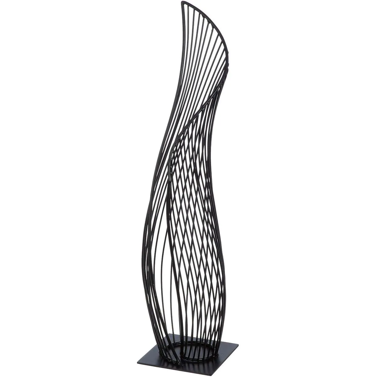 Gilde Dekoobjekt Der Schwung, 57 cm hoch, matte Metalloberfläche