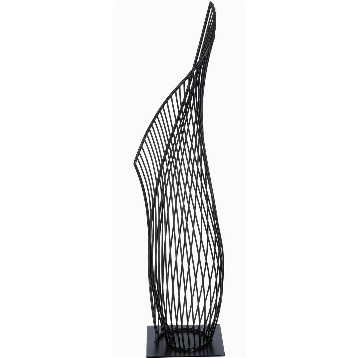 Gilde Dekoobjekt Der Schwung, 57 cm hoch, matte Metalloberfläche 3