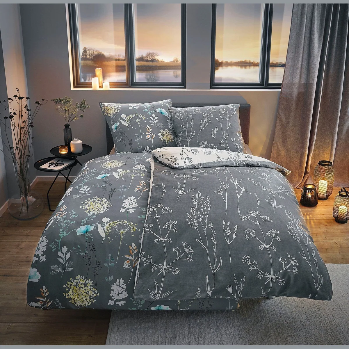 Kleine Wolke Savannah Wendebettwäsche, Mako-Satin, 135x200 cm oder 155x220 cm 2