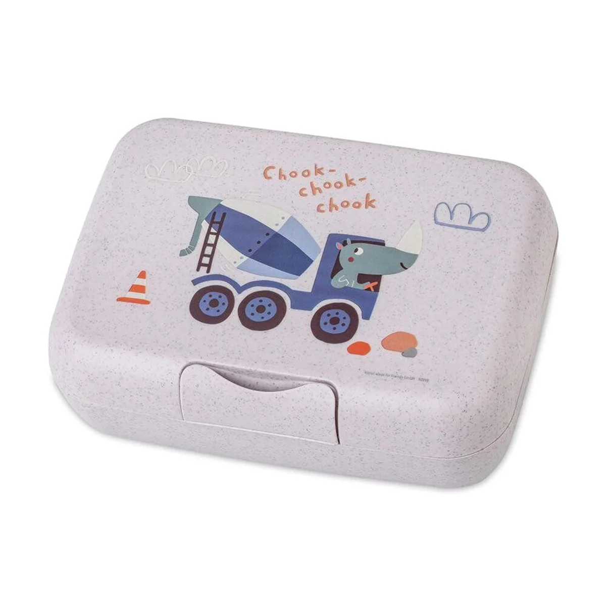 koziol Lunchbox Candy L Trucks, Biozirkulärer Kunststoff, Clipverschluss