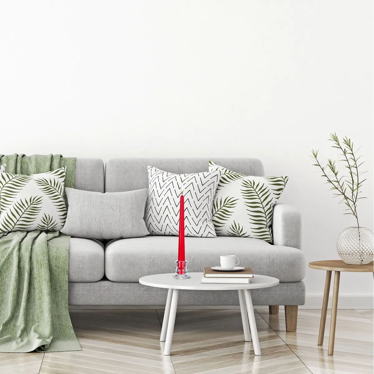 Relaxdays Kerzenständer Set, 6 Stück, transparentes Glas, für Stabkerzen 5