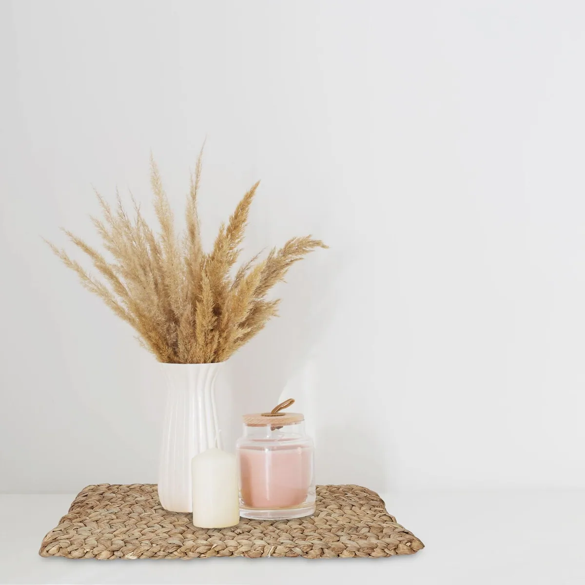 Relaxdays Platzset, 6er Set, Wasserhyazinthe, hitzebeständig, handgefertigt 5
