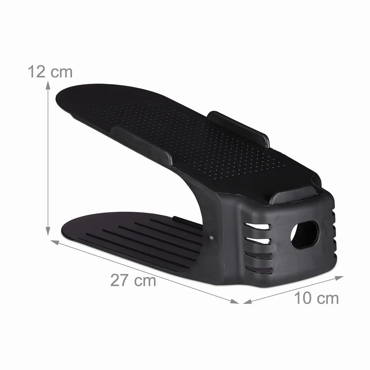 Relaxdays Schuhstapler 12er Set, rutschfest, platzsparend 4