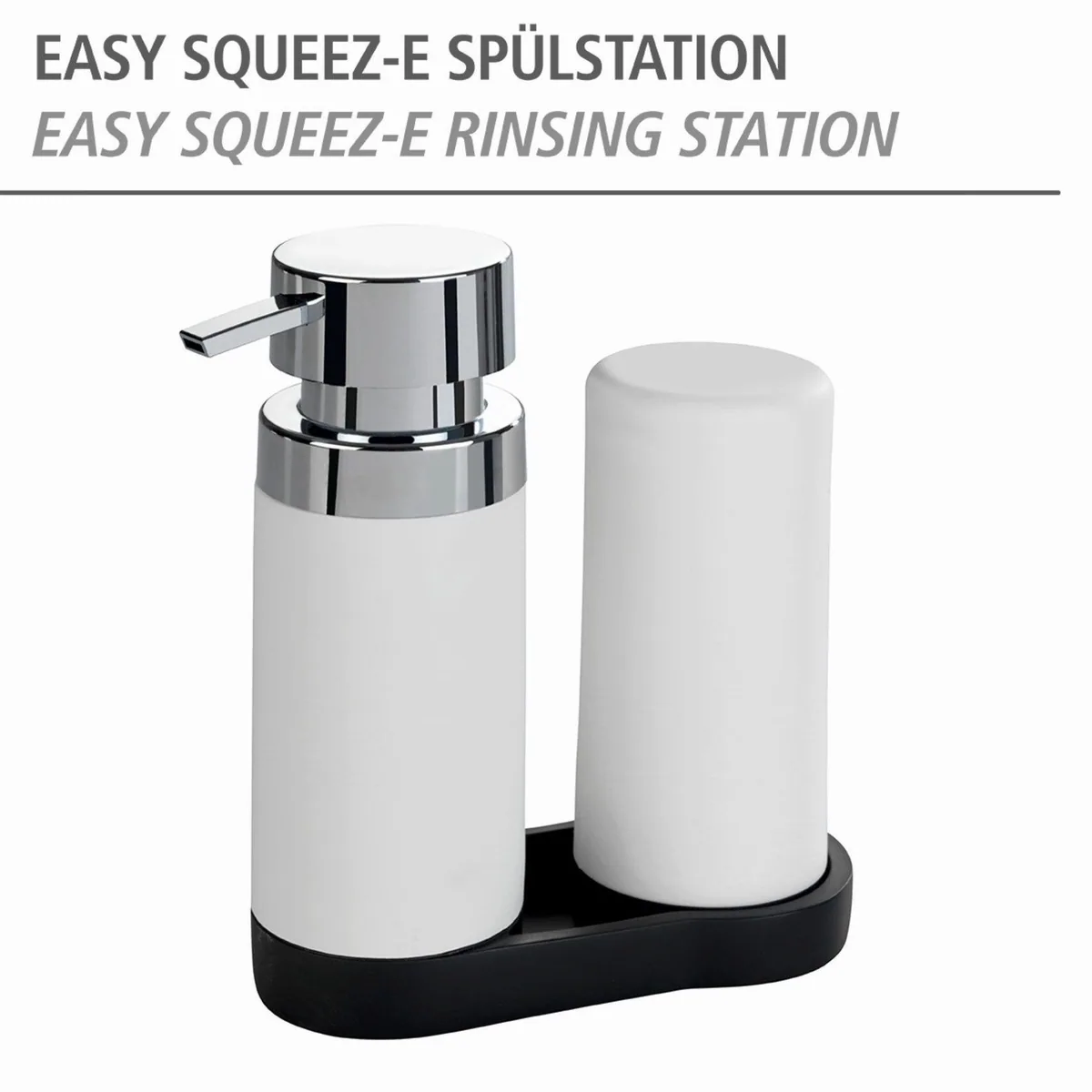 WENKO Easy Squeez-e Spülmittelspender, 250 ml, aus Silikon, auslaufsicher 2