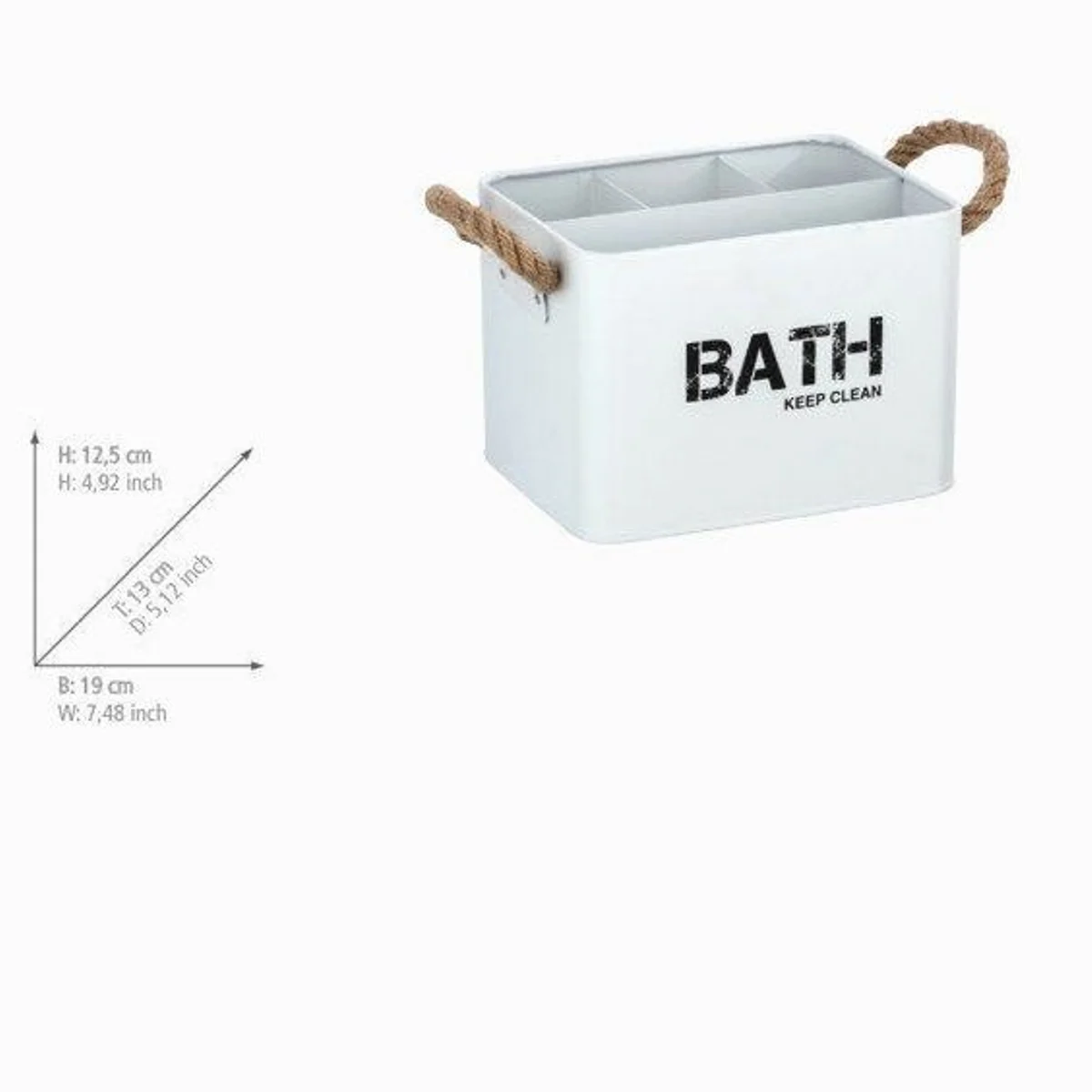 WENKO Gara Badorganizer, 4 Fächer, industrielles Design 4