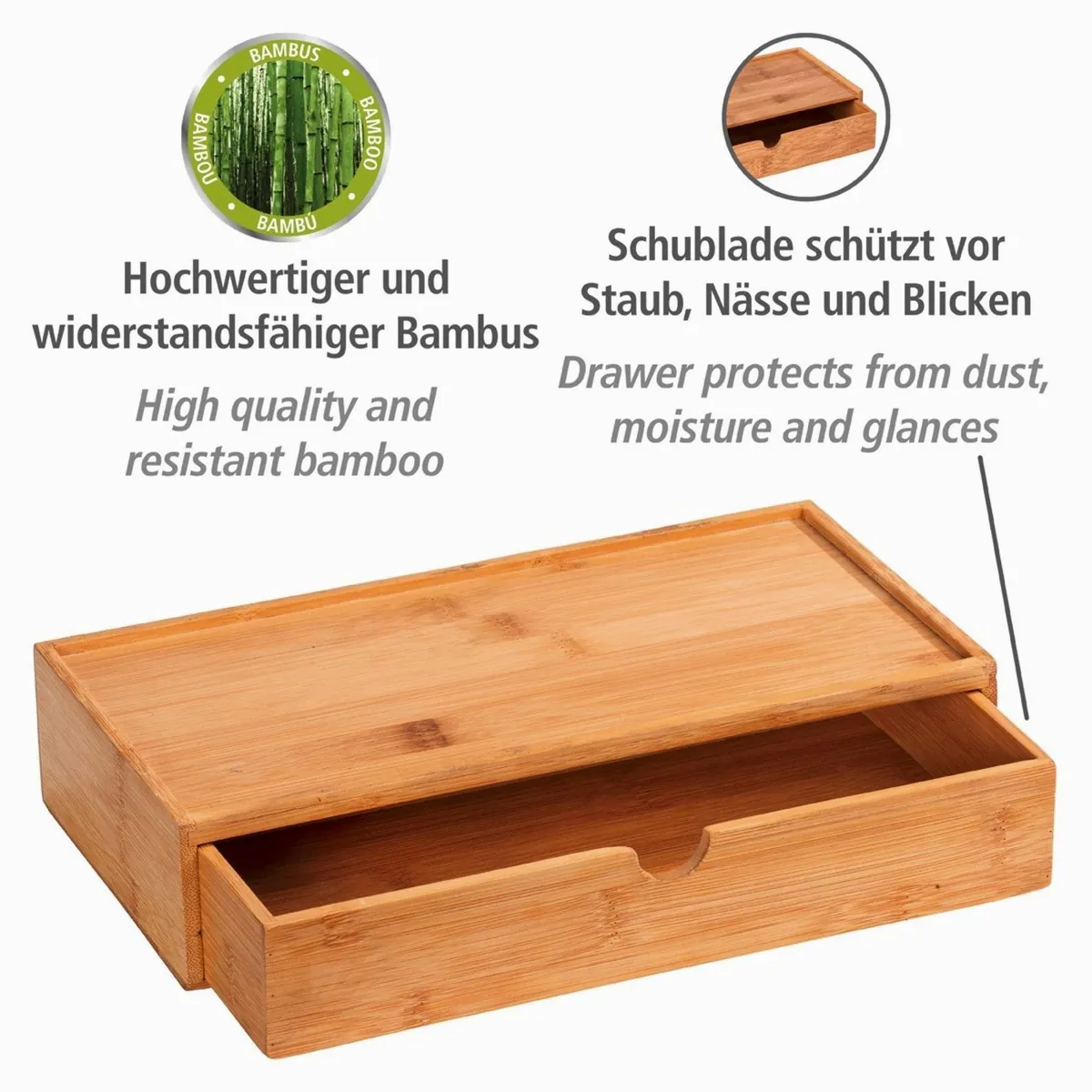 WENKO Terra Organizer, Aufbewahrungsbox mit Schublade, vielseitig einsetzbar 2