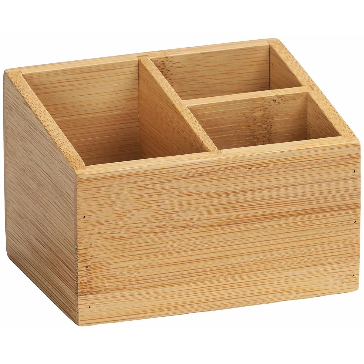 WENKO Terra Aufbewahrungsbox Set, 2 Stück, aus hochwertigem Bambus 2