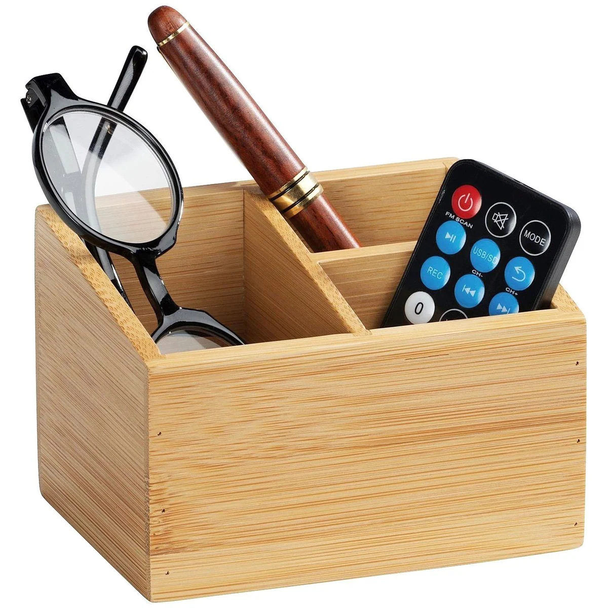 WENKO Terra Aufbewahrungsbox Set, 2 Stück, aus hochwertigem Bambus 3