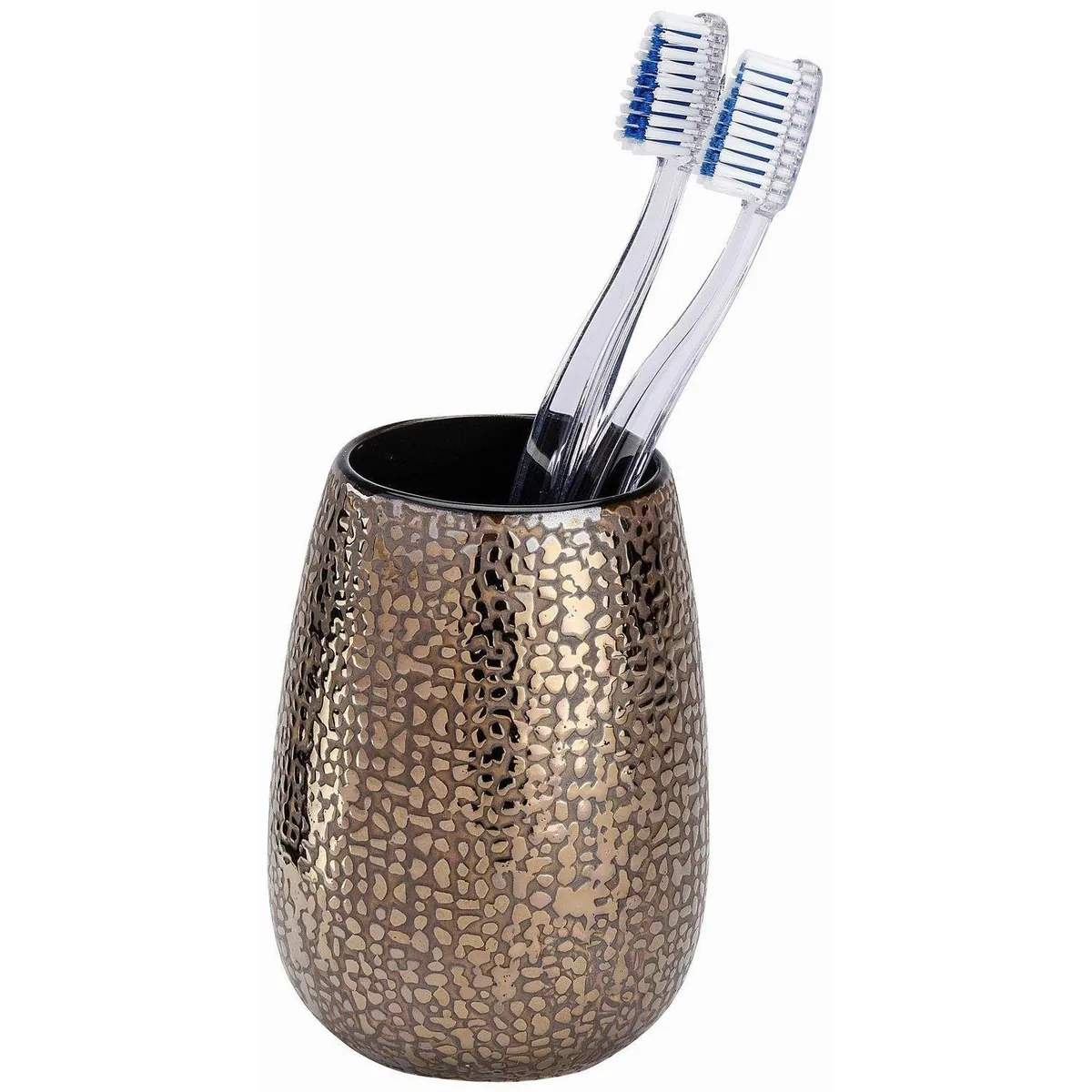 WENKO Badaccessoire-Set Marrakesh, 4 Teile, Keramik, schimmernde Oberfläche 3