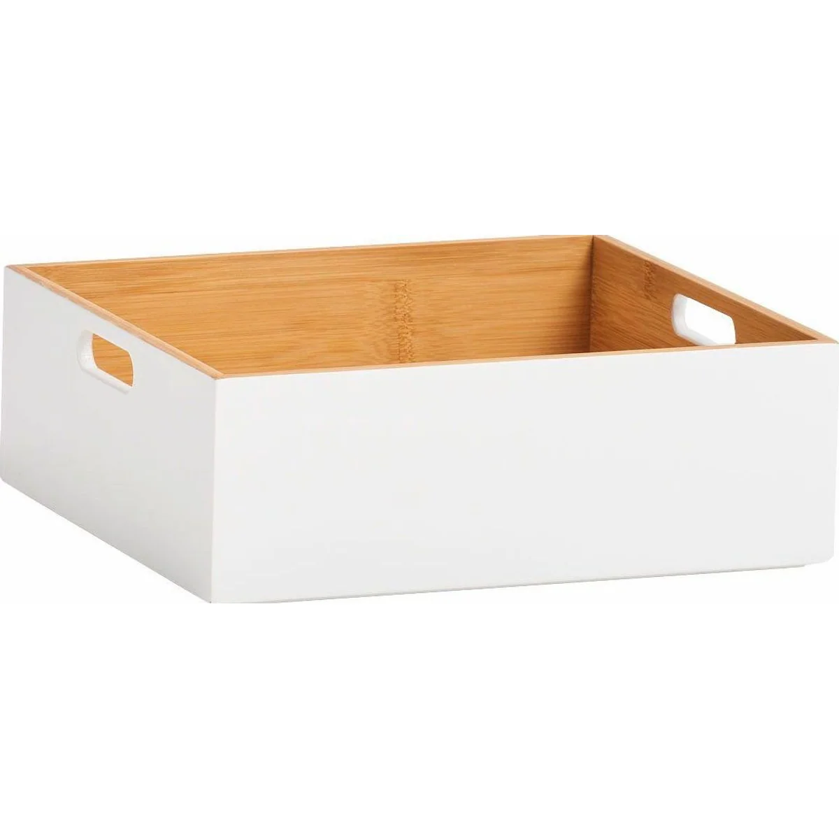 Zeller Present Aufbewahrungsbox, skandinavisches Design, aus Bambus, stapelbar