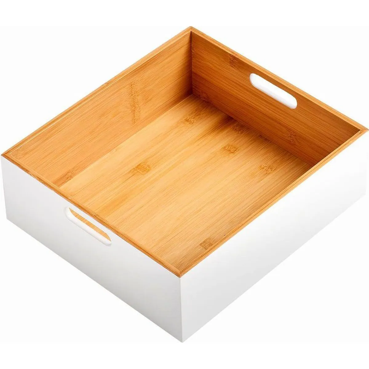 Zeller Present Aufbewahrungsbox, skandinavisches Design, aus Bambus, stapelbar 2
