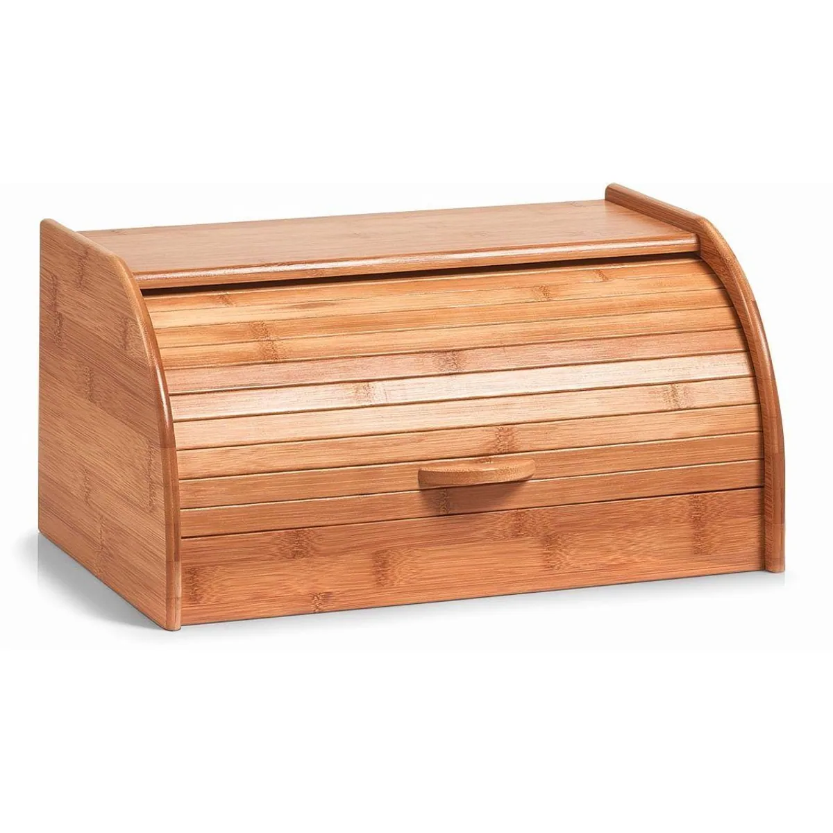Zeller Present Brotkasten Bamboo, 40 x 26 x 20 cm, Rollvorrichtung, Griff